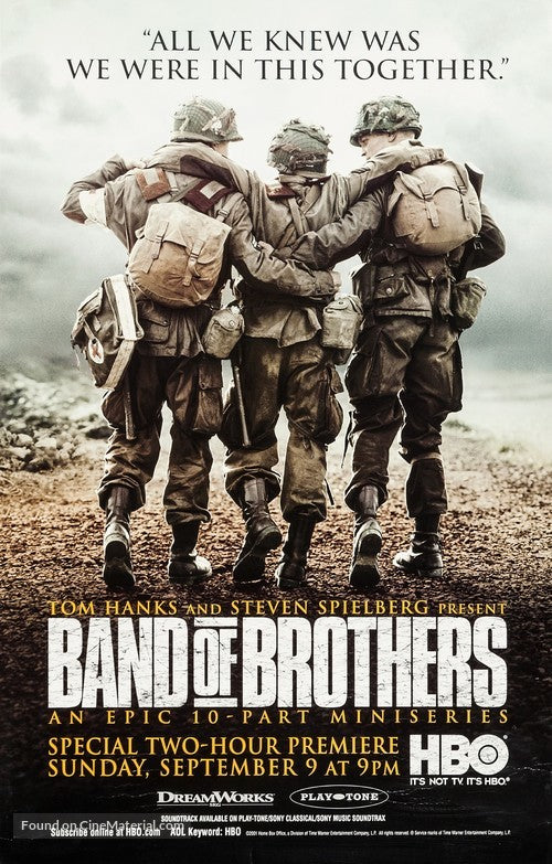 Band Of Brothers TV Series Poster A2 Size Version 4