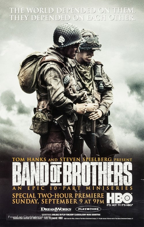 Band Of Brothers TV Series Poster A2 Size Version 3