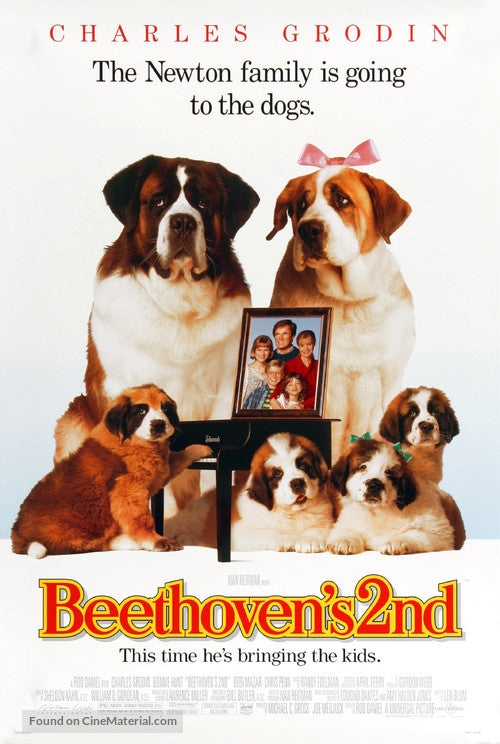 Beethoven's 2nd Cinema Movie Poster A2 Size
