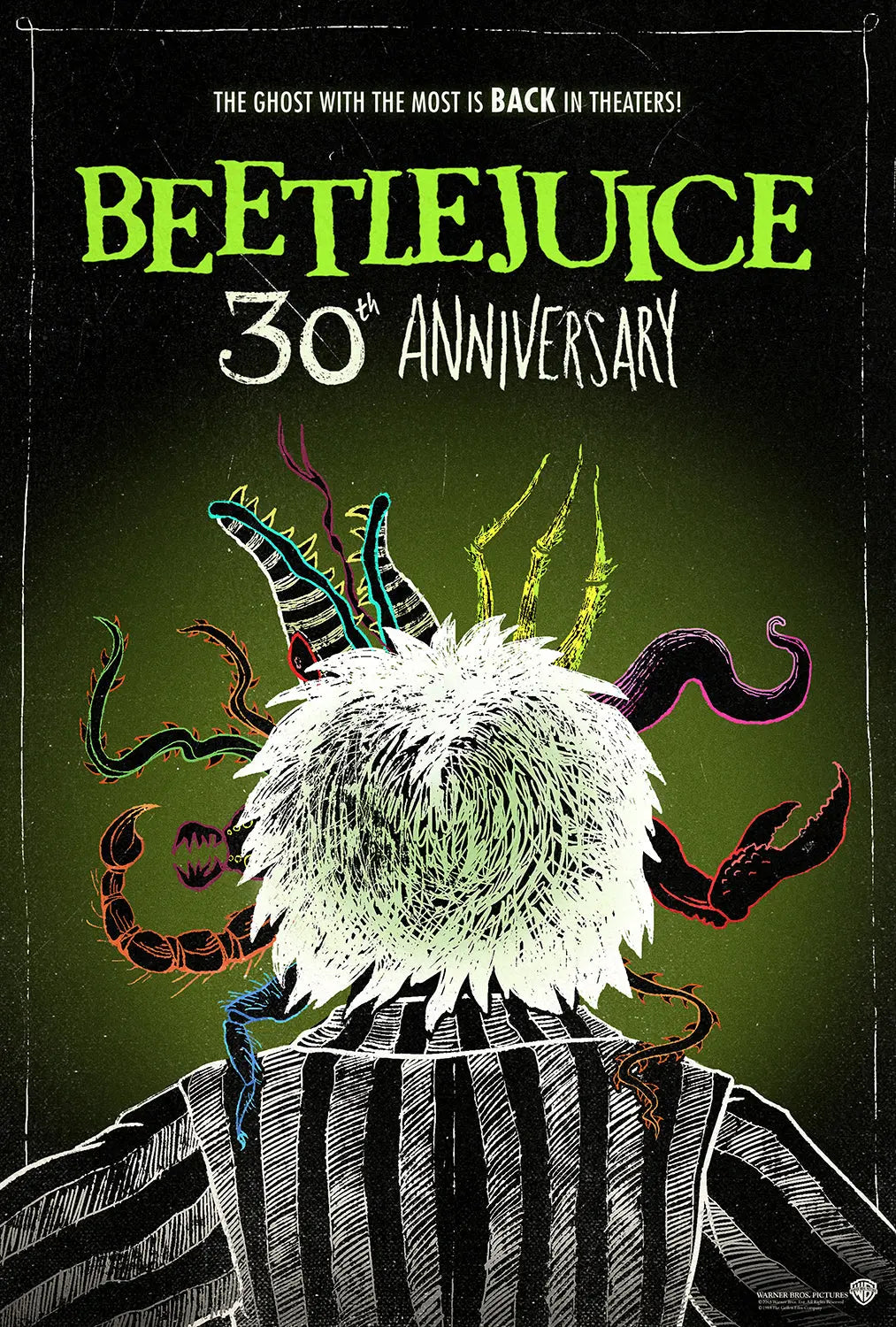 Beetlejuice A2 Size Movie Poster-Pixel Demon