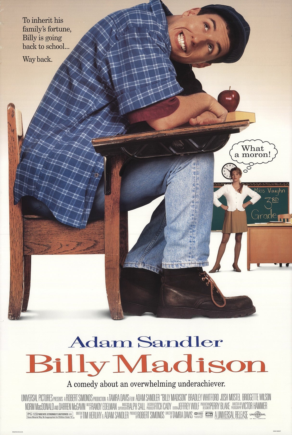Billy Madison A2 Size Movie Poster-Pixel Demon