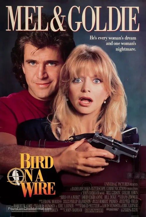 Bird on a Wire Cinema Movie Poster A2 Size