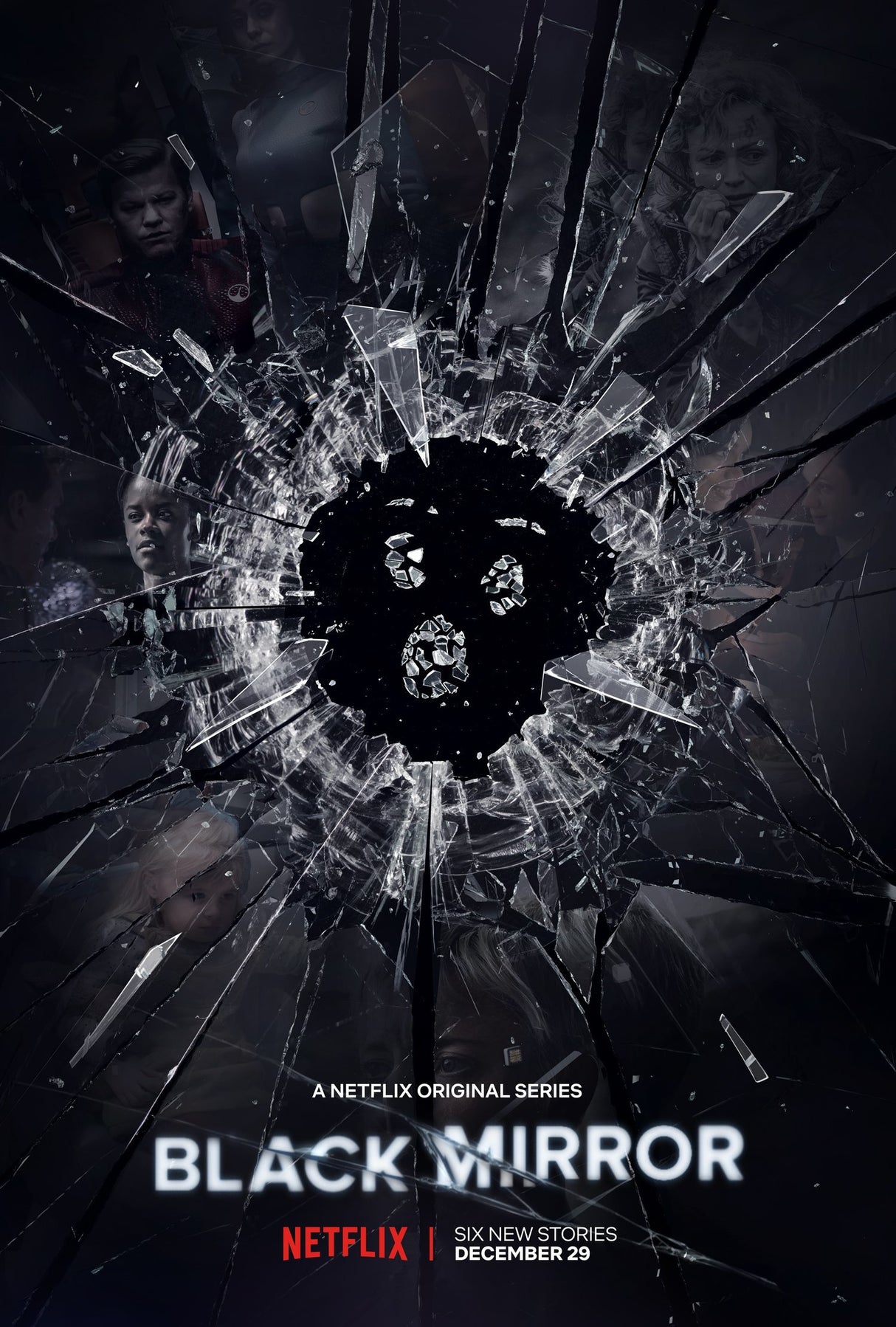 Black Mirror A2 Size Movie Poster-Pixel Demon