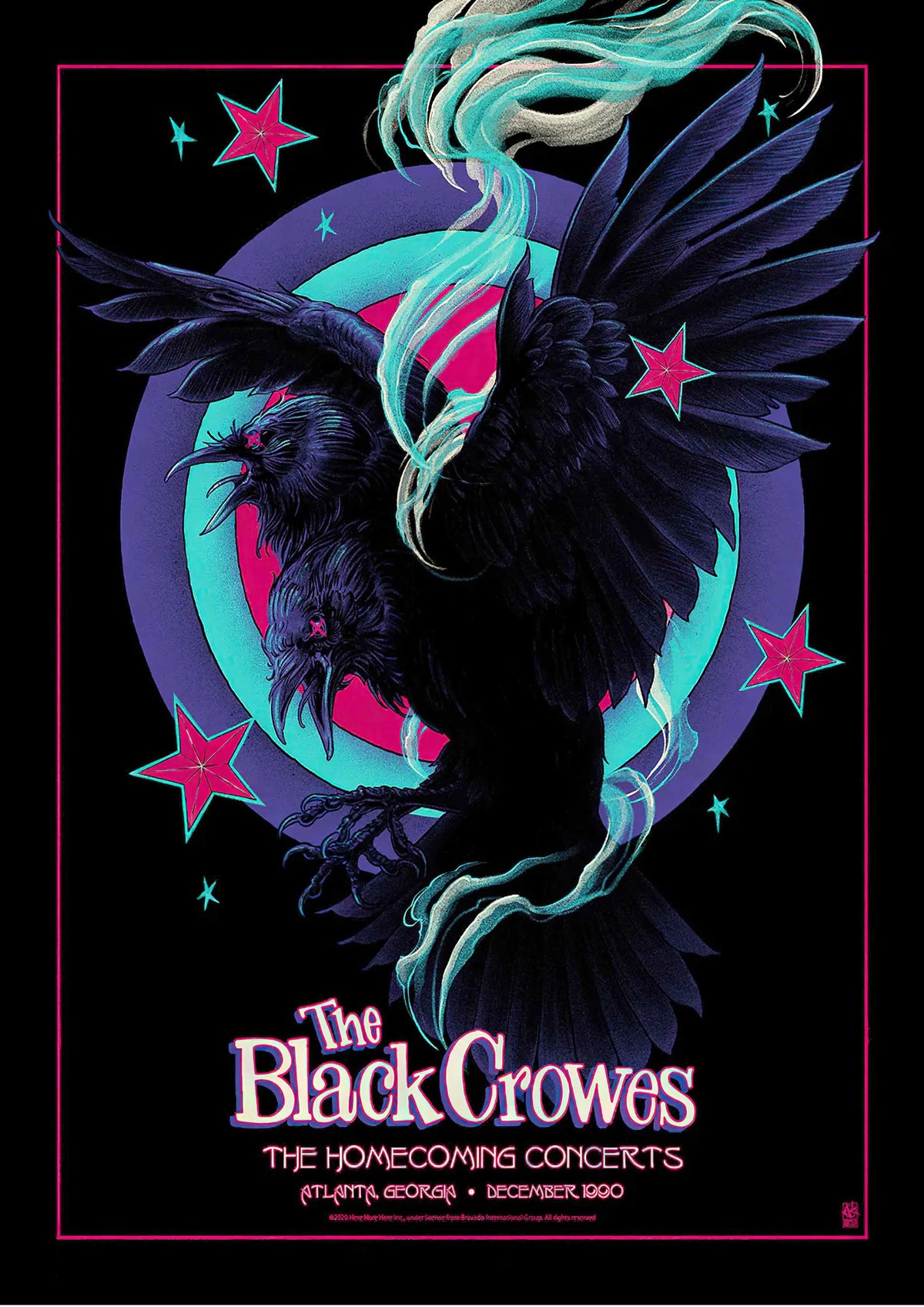Black Crowes 2 Vintage Gig A2 Size Posters-Pixel Demon