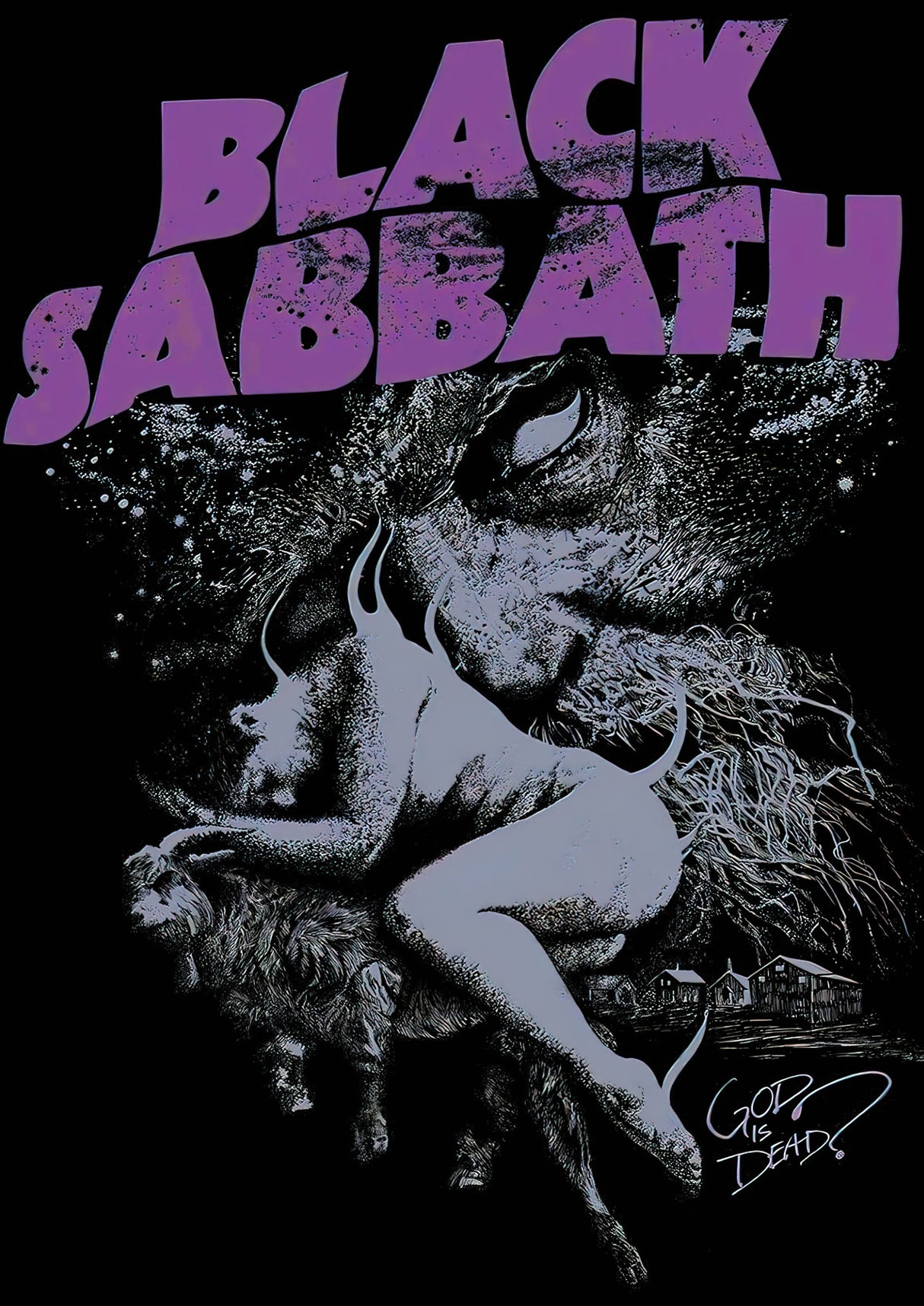Black Sabbath Vintage Gig A2 Size Posters-Pixel Demon