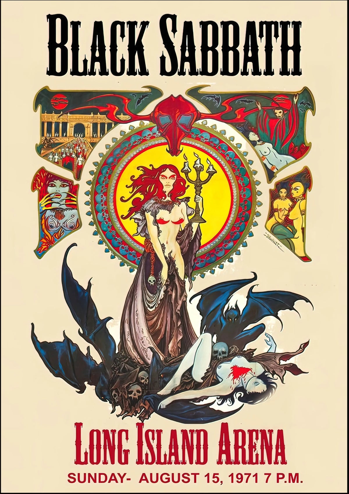 Black Sabbath 4 Vintage Gig A2 Size Posters-Pixel Demon