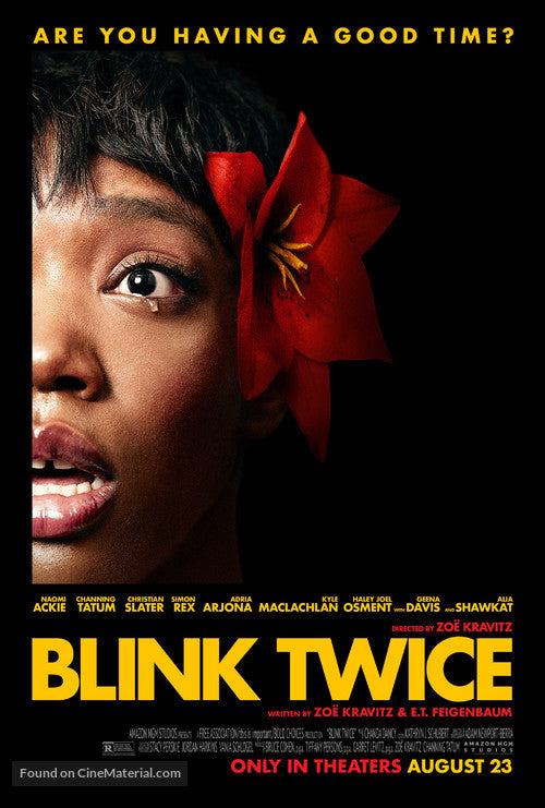 Blink Twice Cinema Movie Poster A2 Size Version 2