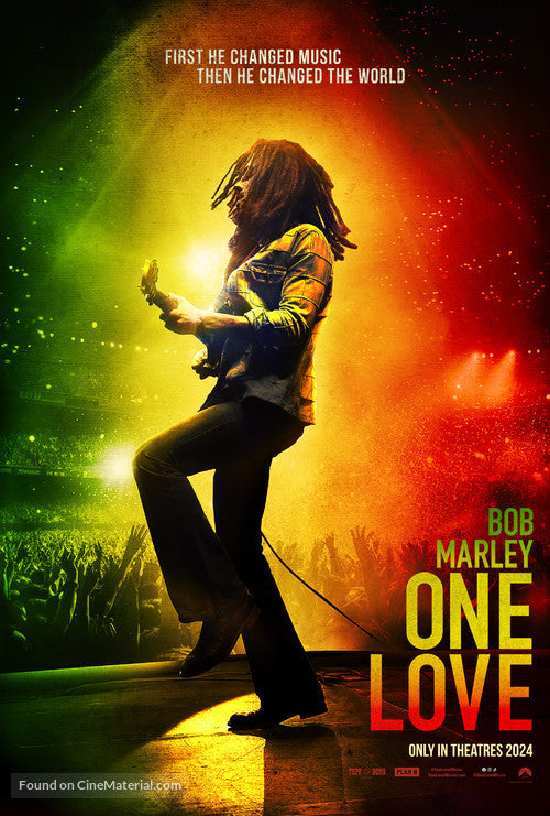 Bob Marley One Love Cinema Movie Poster A2 Size