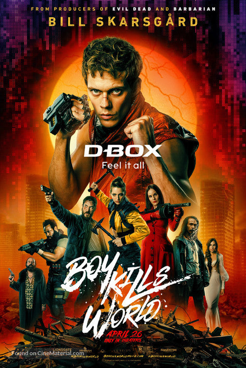 Boy Kills World Cinema Movie Poster A2 Size Version 2