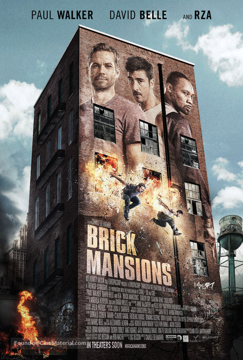 Brick Mansions Cinema Movie Poster A2 Size