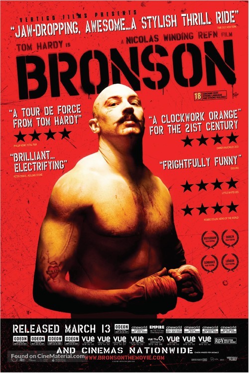 Pixel Demon Bronson Movie Poster A2 Size