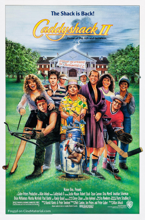 Pixel Demon Caddyshack II Movie Poster A2 Size