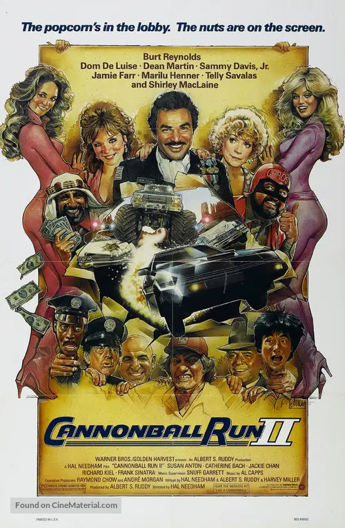 Cannonball Run II Cinema Movie Poster A2 Size
