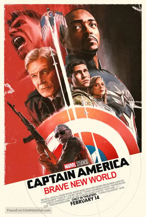 Captain America: Brave New World Movie Poster A2 Size Vers 3
