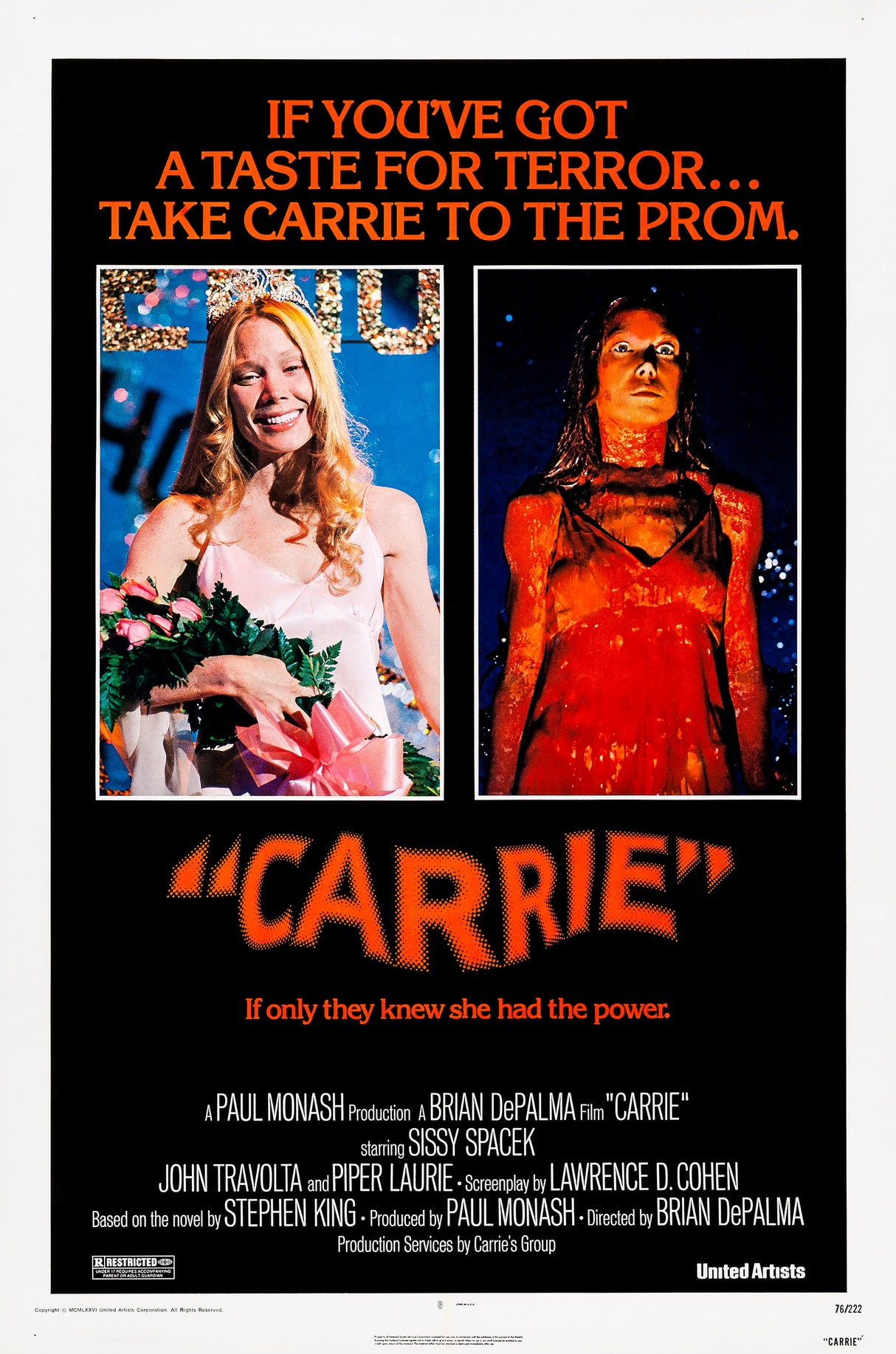 Carrie A2 Size Movie Poster-Pixel Demon