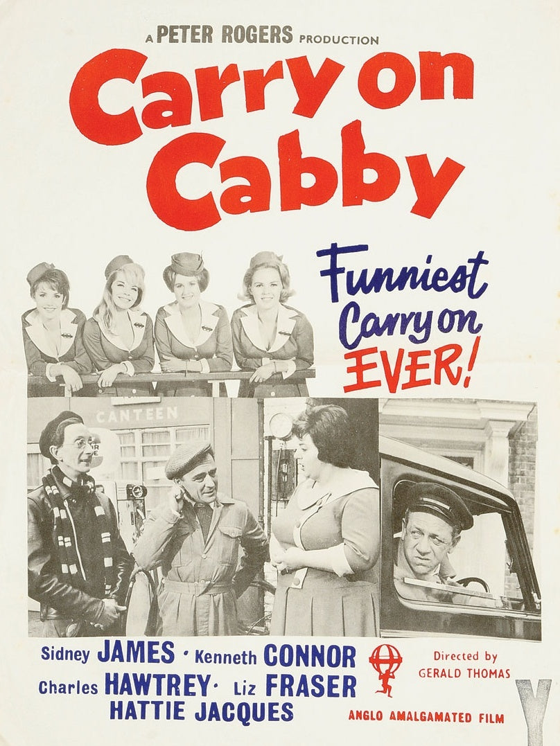 Carry On Cabby A2 Size Movie Poster-Pixel Demon