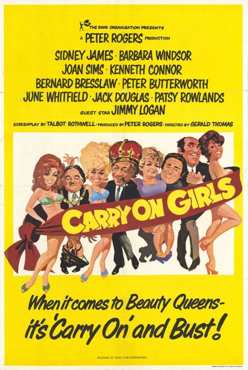 Carry On Girls A2 Size Movie Poster-Pixel Demon