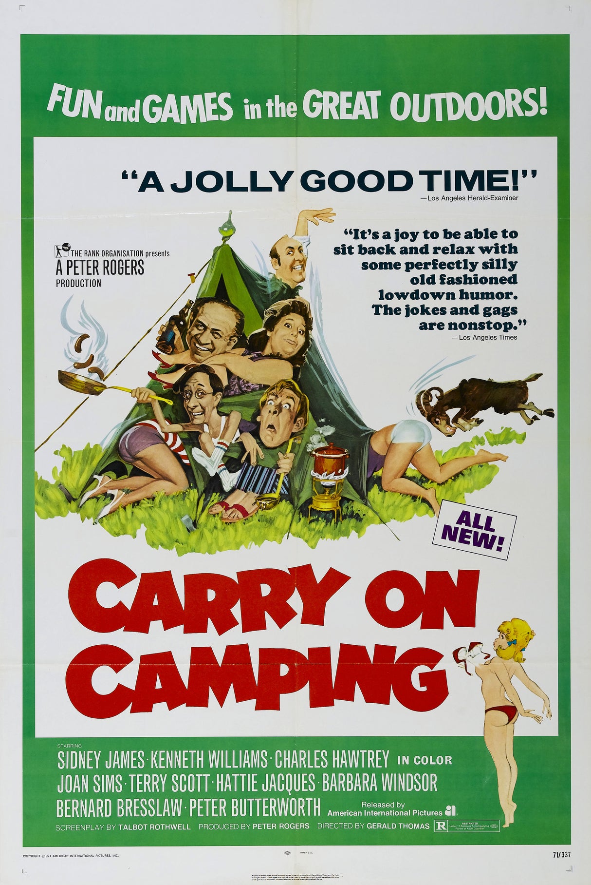Carry On Camping A2 Size Movie Poster-Pixel Demon