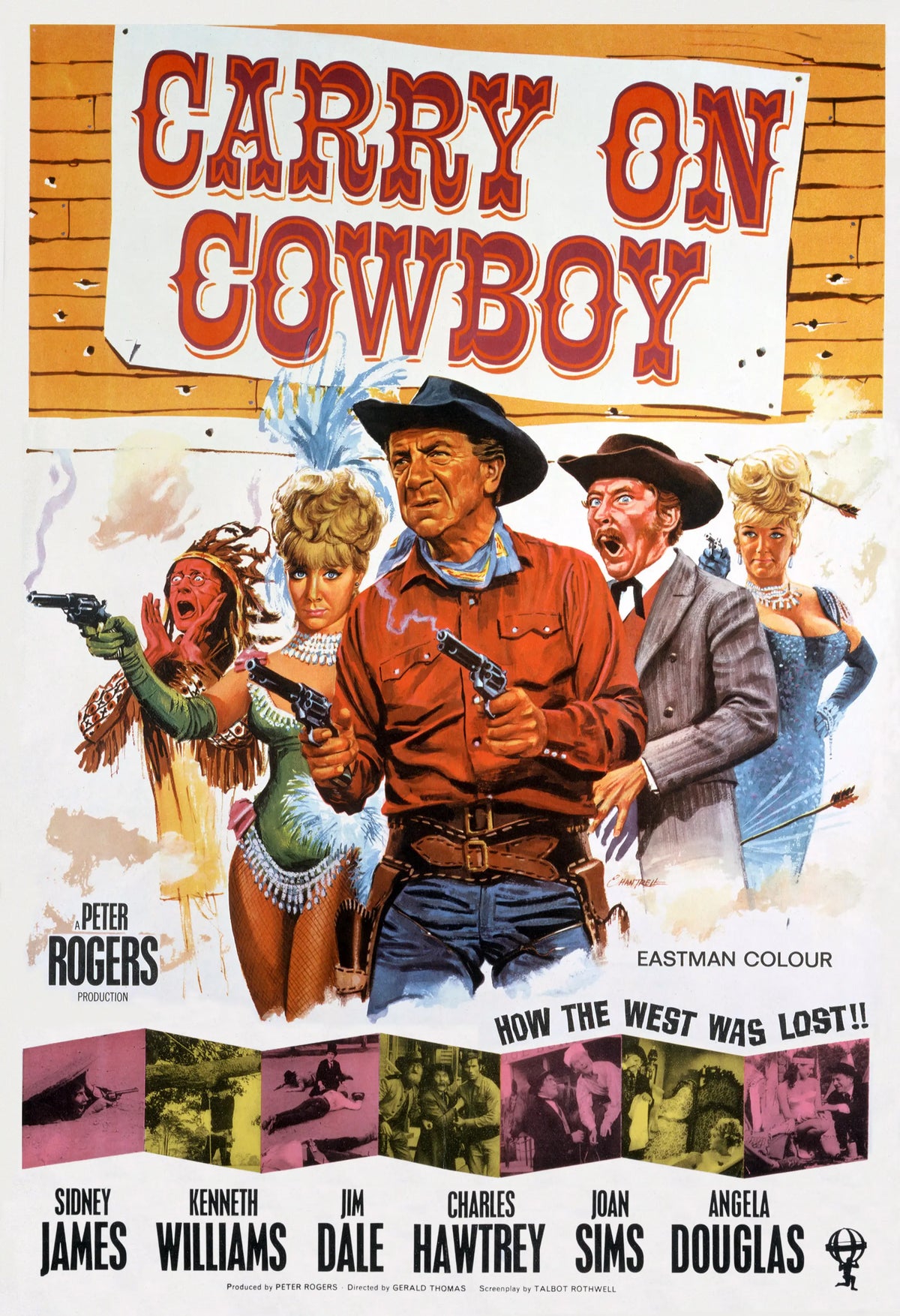 Carry On Cowboy A2 Size Movie Poster-Pixel Demon