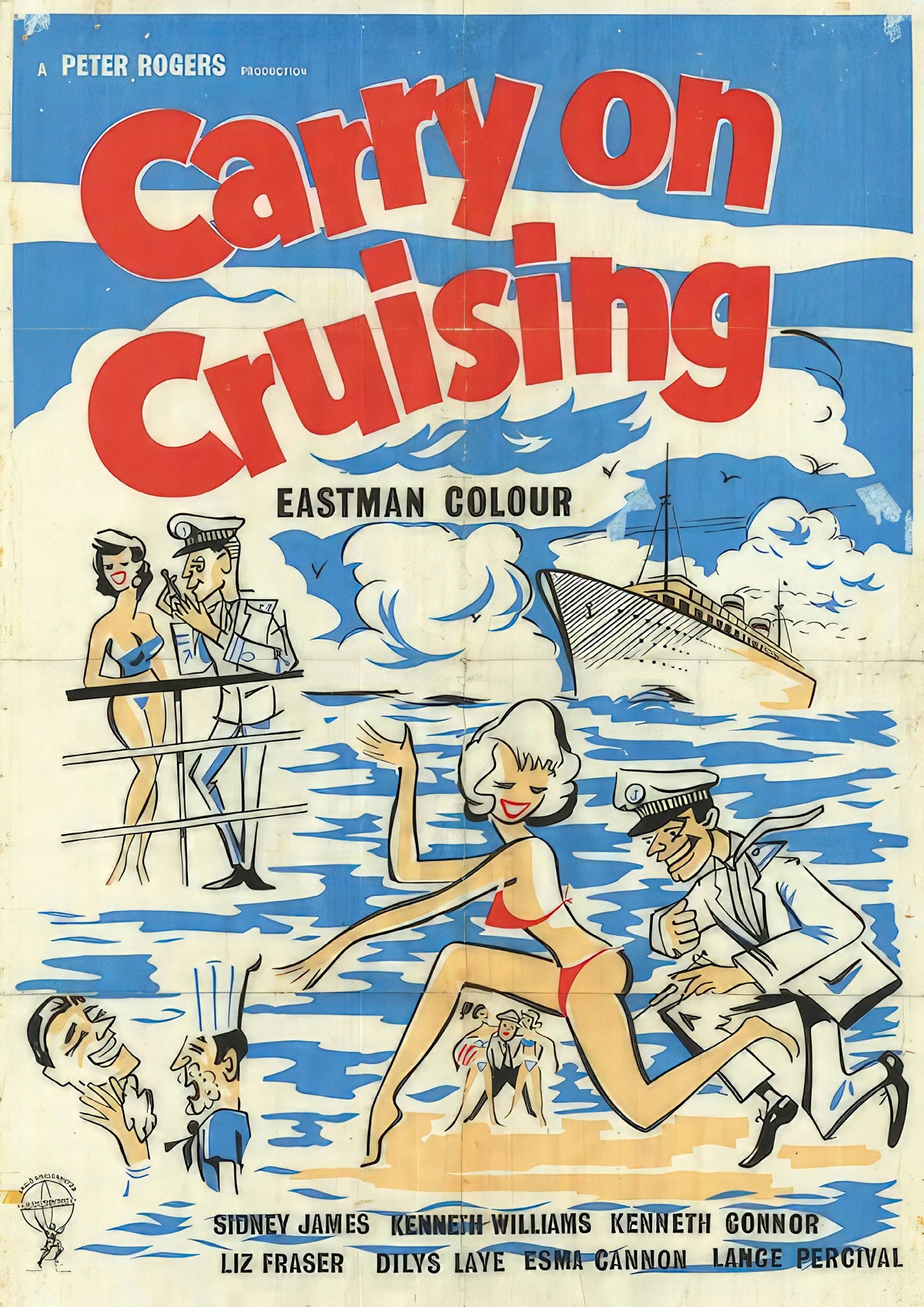 Carry On Cruising A2 Size Movie Poster-Pixel Demon