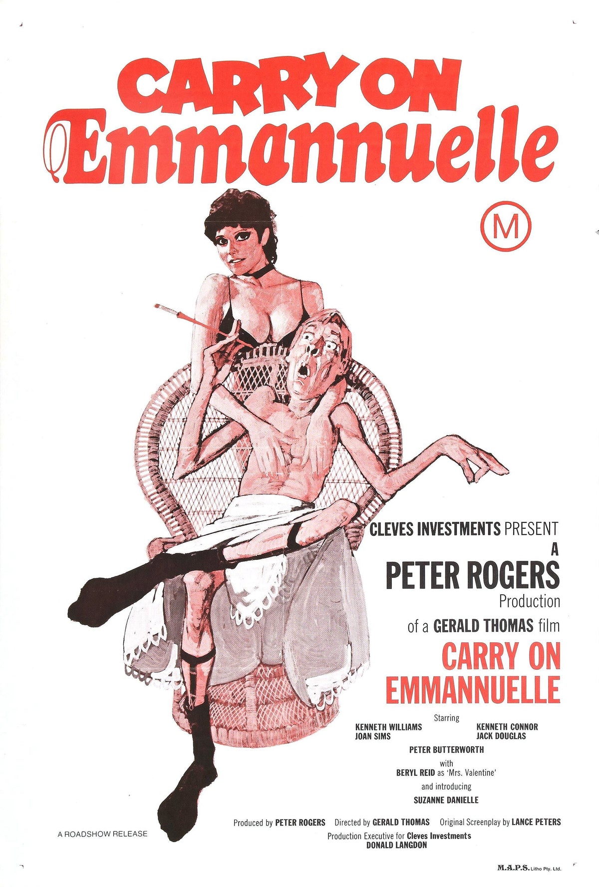 Carry On Emmannuelle A2 Size Movie Poster-Pixel Demon