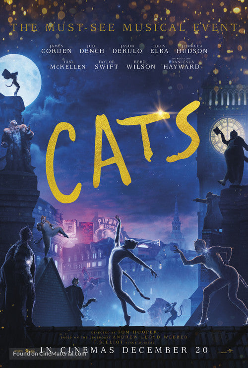 Cats Cinema Movie Poster A2 Size