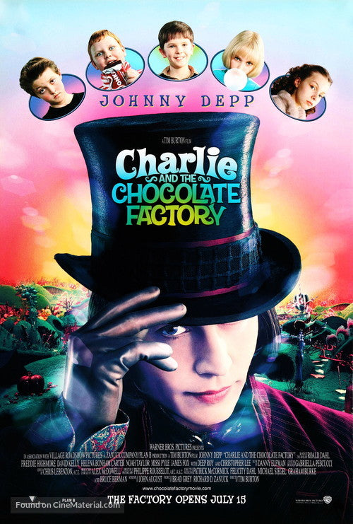Charlie and the Chocolate Factory A2 Movie Poster-Pixel Demon