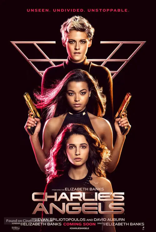 Charlie's Angels (2019) Cinema Movie Poster A2 Size