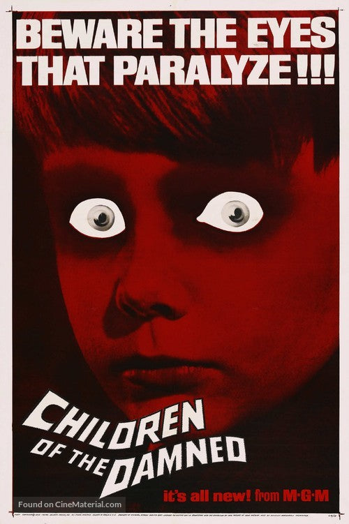 Pixel Demon Children of the Damned Movie Poster A2 Size