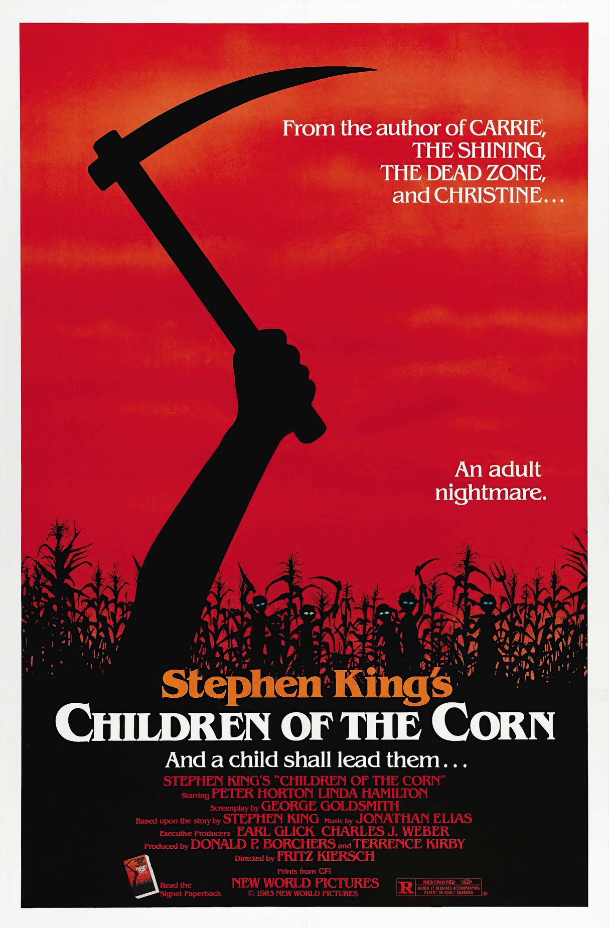Children of the corn A2 Size Movie Poster-Pixel Demon