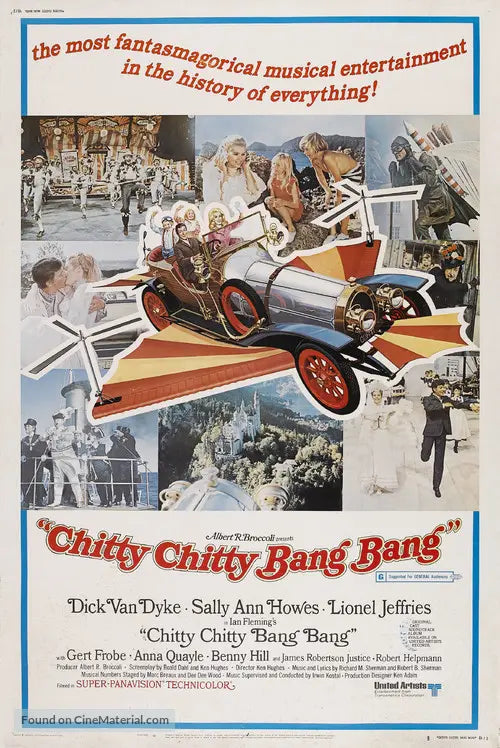 Chitty Chitty Bang Bang Cinema Movie Poster A2 Size