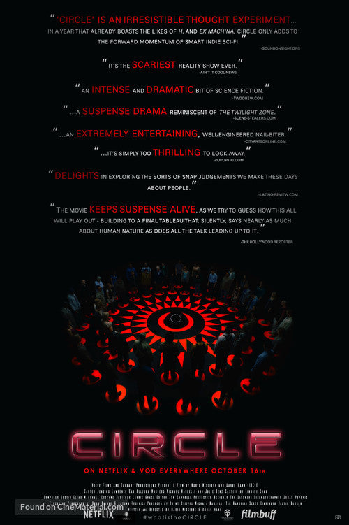 Pixel Demon Circle Movie Poster A2 Size