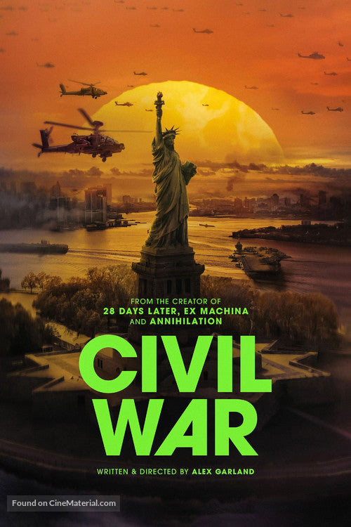 Civil War Cinema Movie Poster A2 Size Version 3