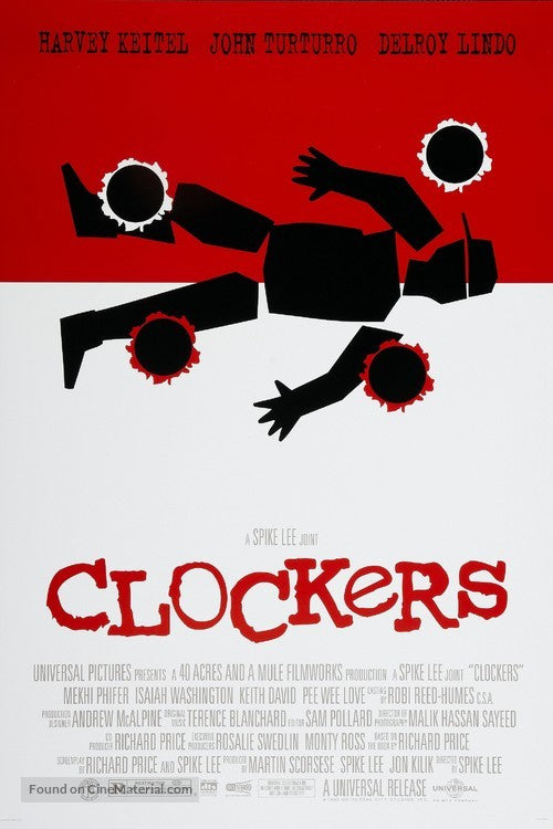 Pixel Demon Clockers Movie Poster A2 Size