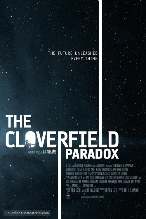The Cloverfield Paradox Cinema Movie Poster A2 Size
