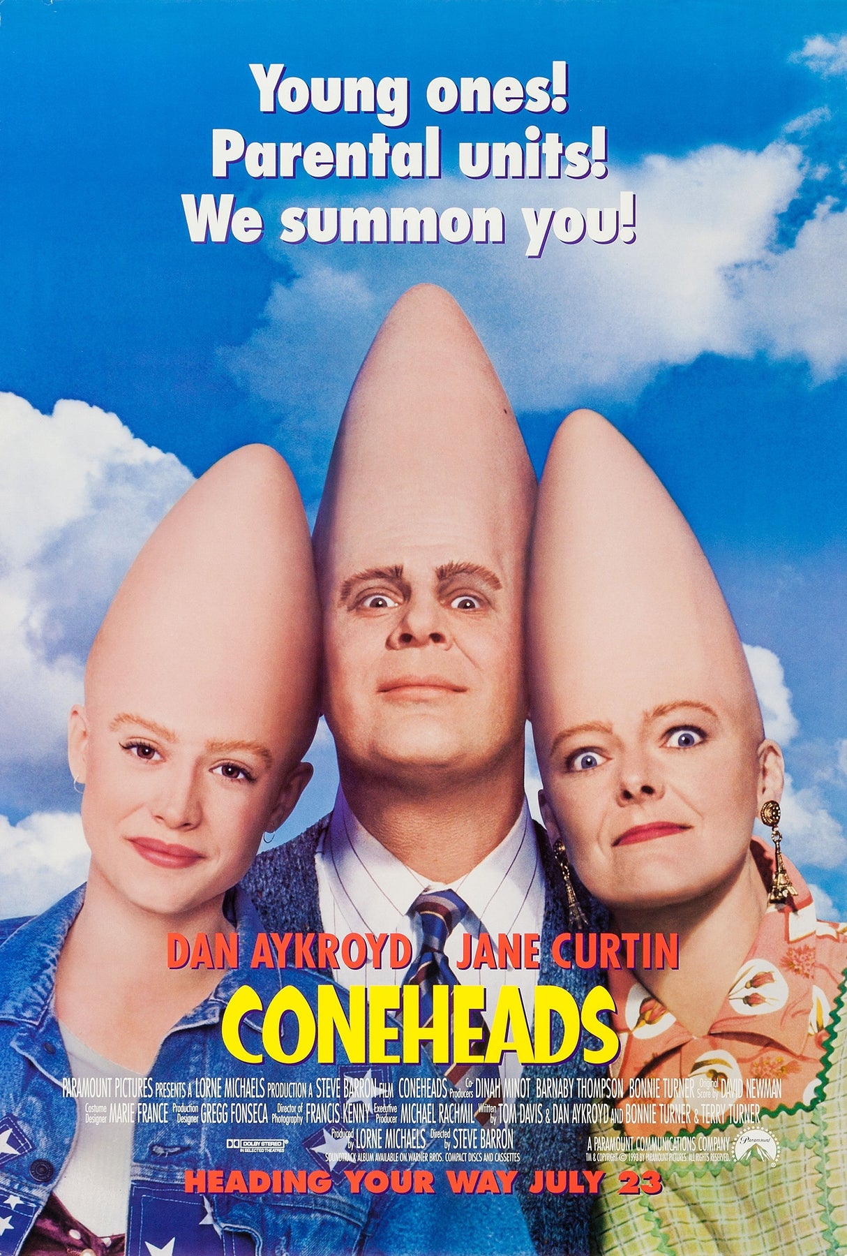 Coneheads A2 Size Movie Poster-Pixel Demon