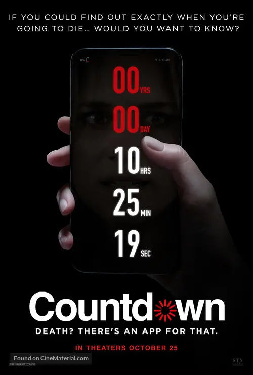 Countdown Cinema Movie Poster A2 Size