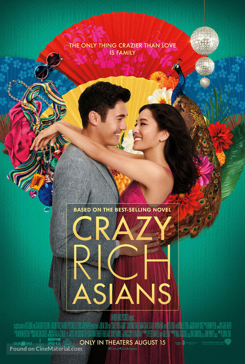 Crazy Rich Asians Cinema Movie Poster A2 Size