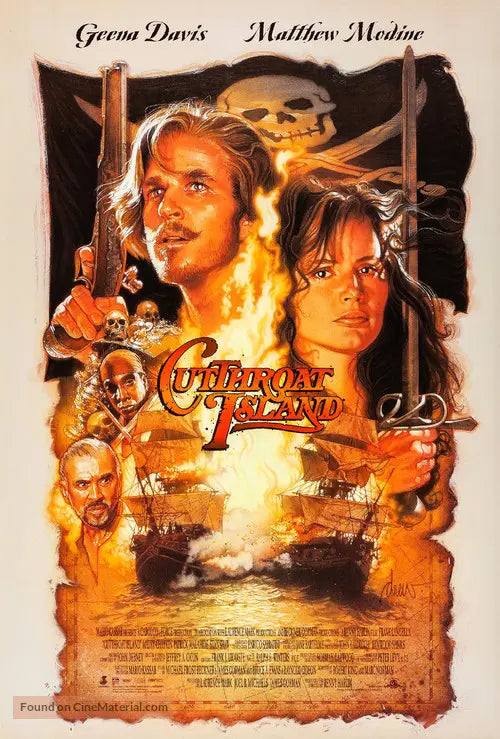 Cutthroat Island Cinema Movie Poster A2 Size