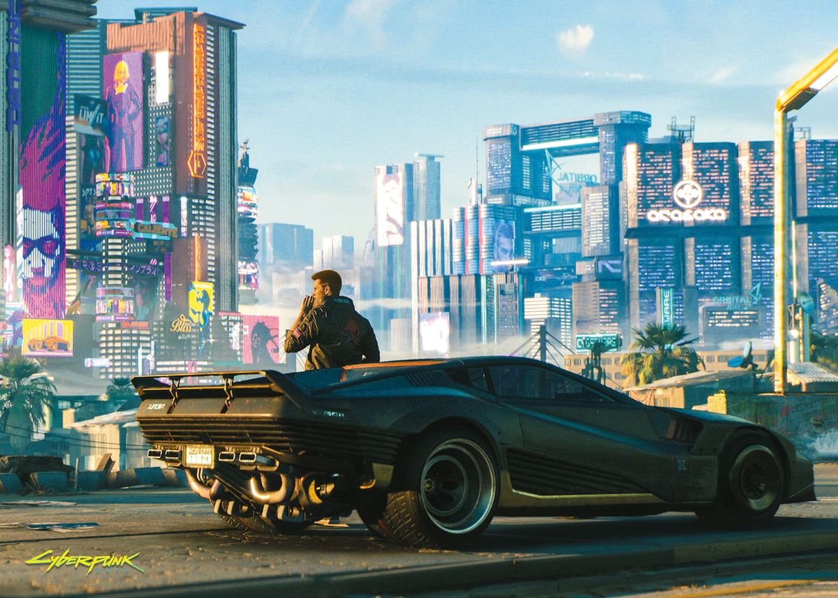 Cyberpunk Option 2 A2 Size Posters-Pixel Demon