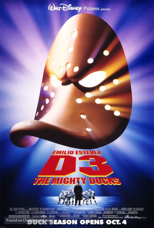 Pixel Demon D3: The Mighty Ducks Movie Poster A2 Size