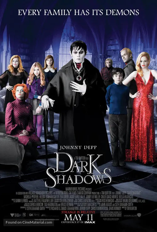 Dark Shadows A2 Movie Poster-Pixel Demon