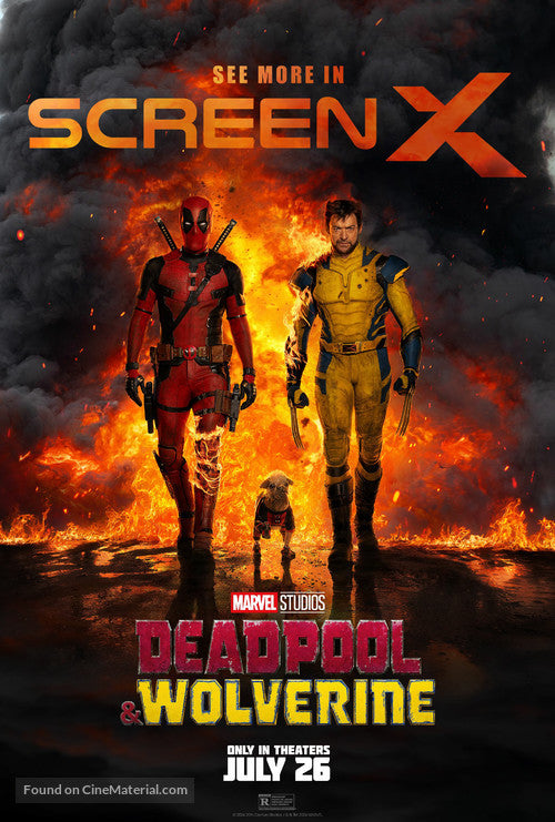 Deadpool & Wolverine Cinema Movie Poster A2 Size Version 9