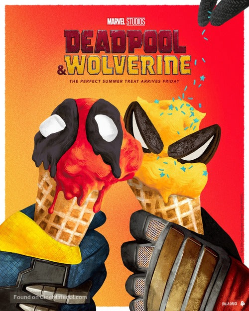 Deadpool & Wolverine Cinema Movie Poster A2 Size Version 8