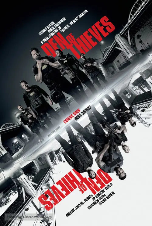 Den of Thieves A2 Movie Poster-Pixel Demon