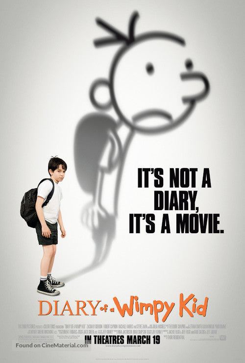 Diary of a Wimpy Kid A2 Movie Poster-Pixel Demon