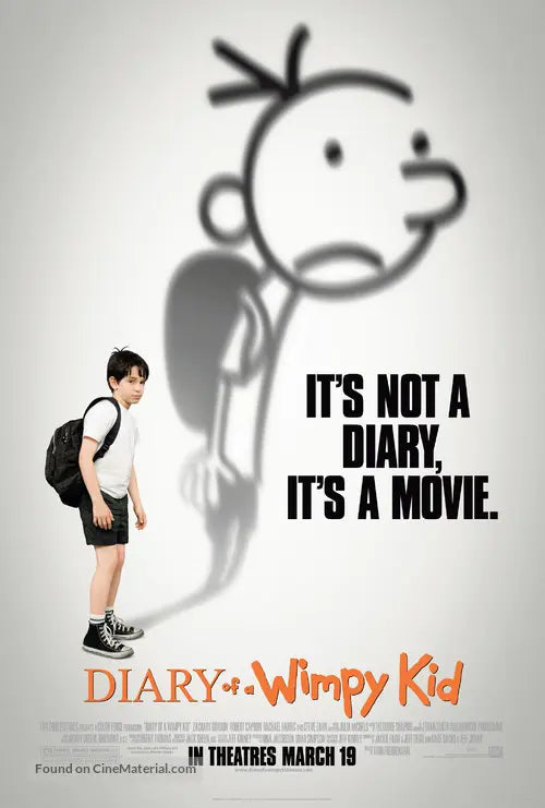 Diary of a Wimpy Kid A2 Movie Poster-Pixel Demon