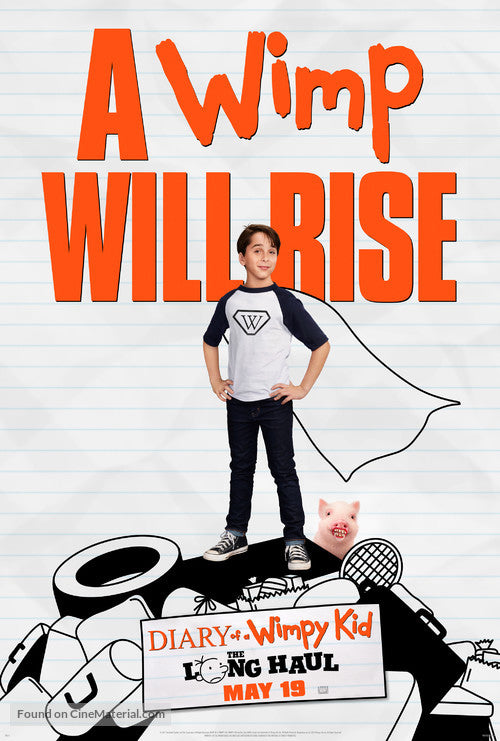Pixel Demon Diary of a Wimpy Kid: The Long Haul Movie Poster A2 Size