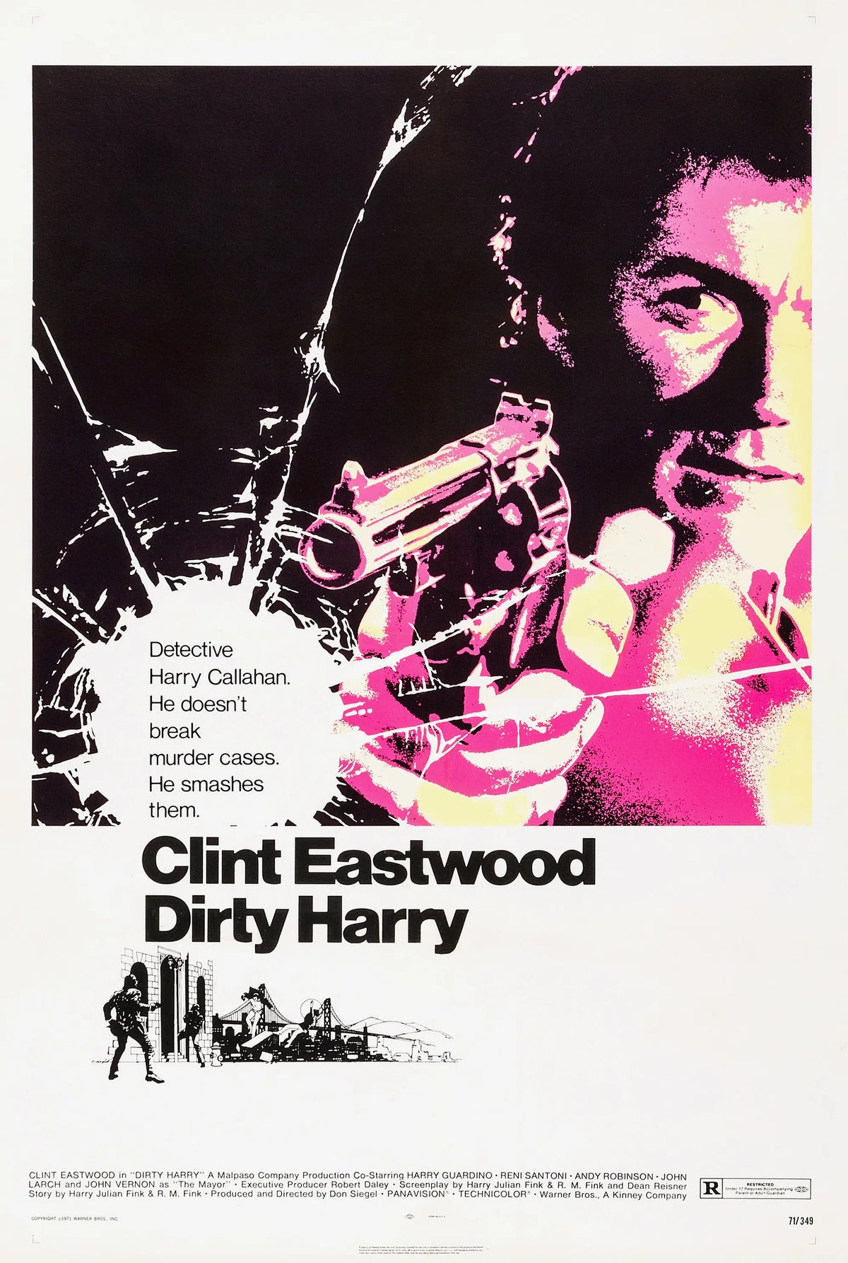 Dirty Harry A2 Size Movie Poster-Pixel Demon