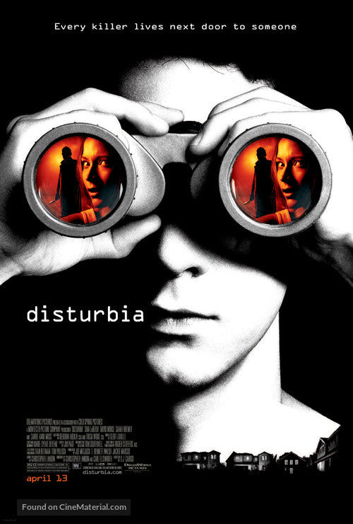 Disturbia Cinema Movie Poster A2 Size
